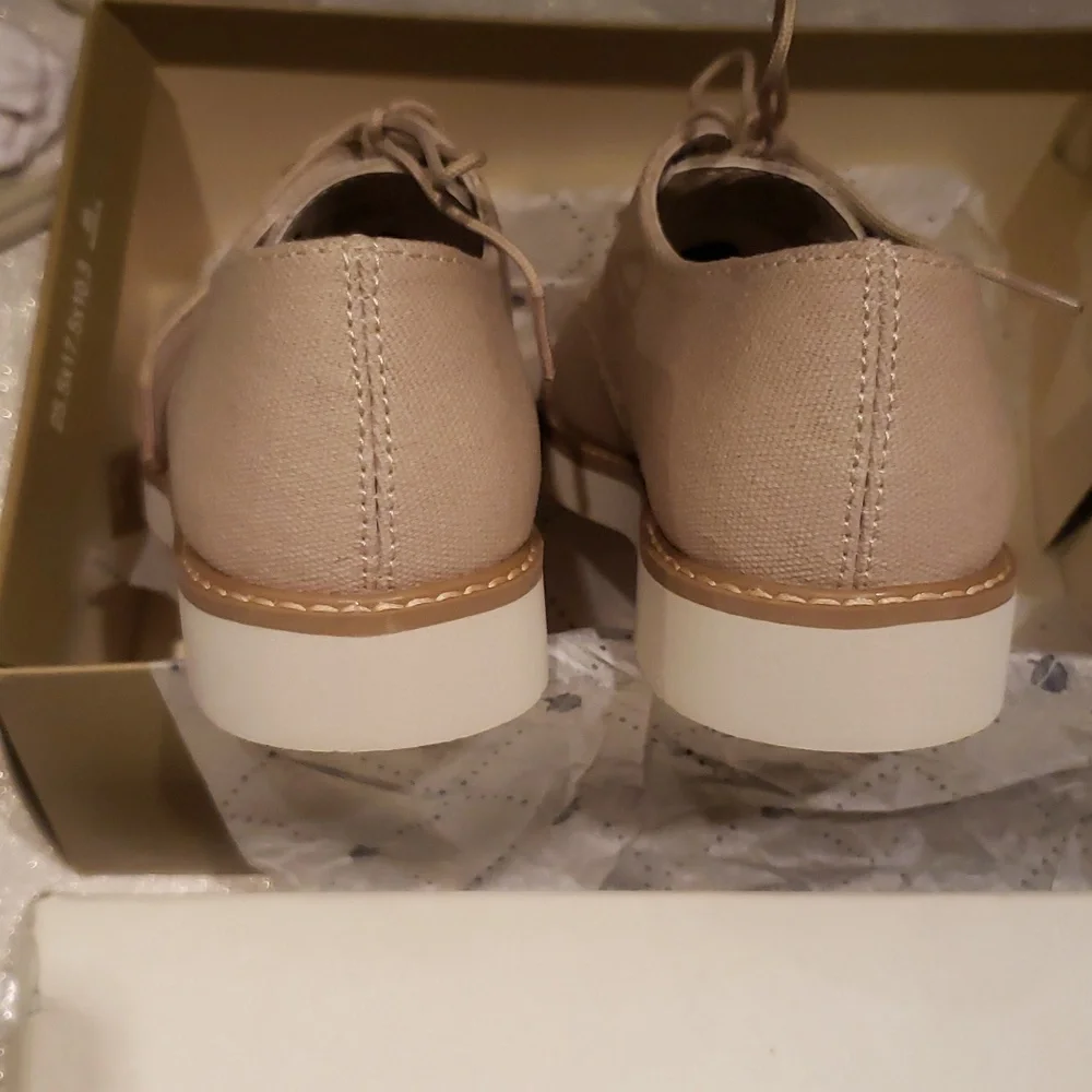 Tucker + Tate NEW Oxfords Dress Shoes Canvas Boys 1M NIB